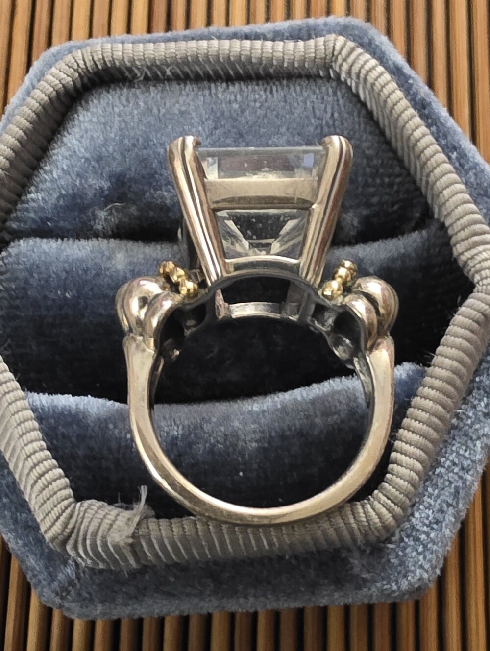 925,18k Lagos Topaz Ring - Picture 10 of 13